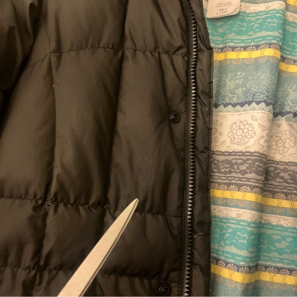 Patagonia Girls Black Long Down Puffer Parka  with Hood Large (12) - Picture 13 of 13